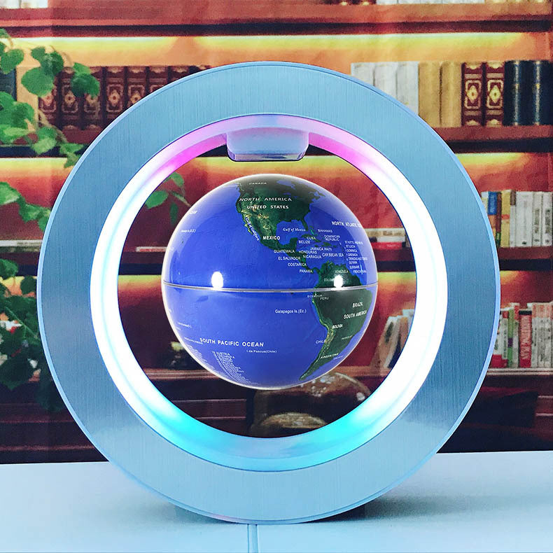 LevitaMap: Round LED World Map Floating Globe