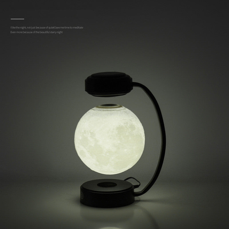 LevitaLuna: 3D LED Moon Night Light