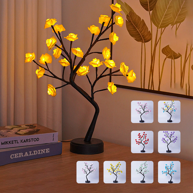 FleurGlo: USB Rose Tree Lamp
